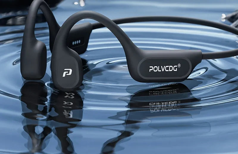 FitPulse preto - fone de condução óssea à prova d'água