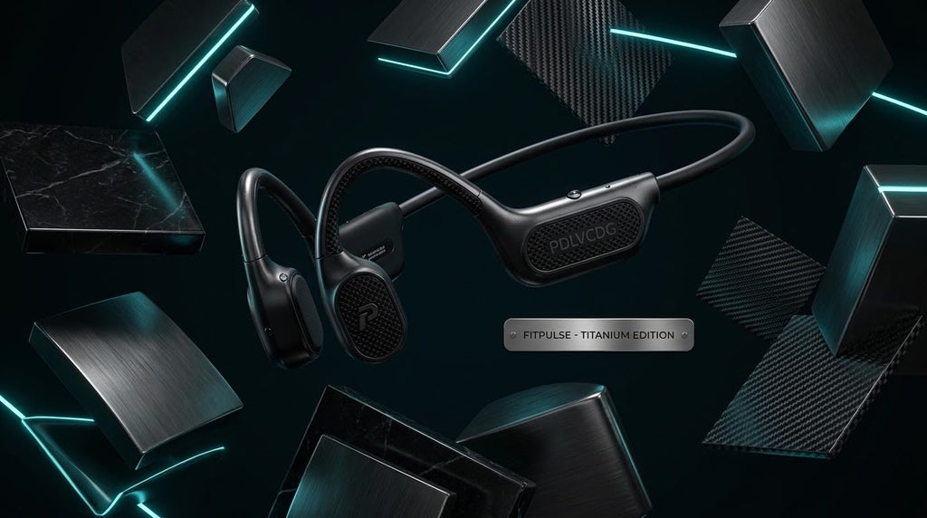 FitPulse Titanium Edition — présentation studio finition titane